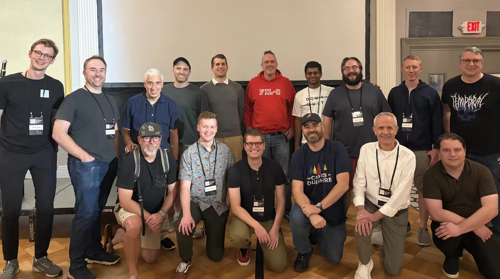 The speakers at Software Should Work (missing Marianne Bellotti, Alexis King, Tommy Graves, and Erin Swenson-Healey)